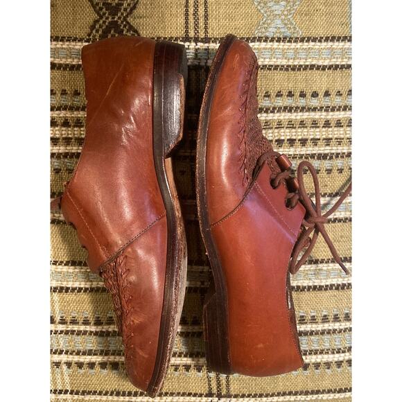 Cole Haan Vintage Woven Leather Oxfords ~ Women's 8AA / 7.5 ~ INCREDIBLE! - Picture 3 of 10